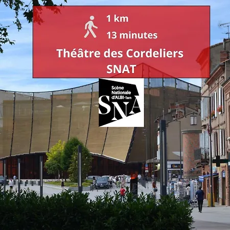 Le Petit Studieux - Parking - Animaux Acceptes - Centre Accessible A Pied Lejlighed Albi
