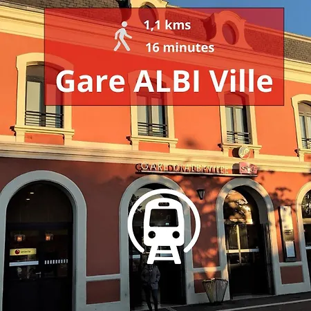 Le Petit Studieux - Parking - Animaux Acceptes - Centre Accessible A Pied * Albi